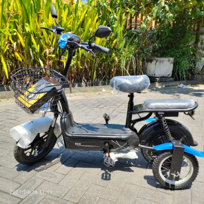 Sepeda Listrik Sunrace Eco 500W 48V 12Ah - Max Power, Battery Kering, Garansi Resmi