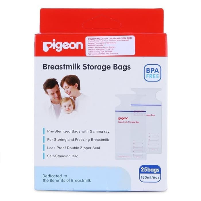 PIGEON PAKET GO MINI SINGLE BREASTPUMP FREE 25PCS BREASTMILK BAGS