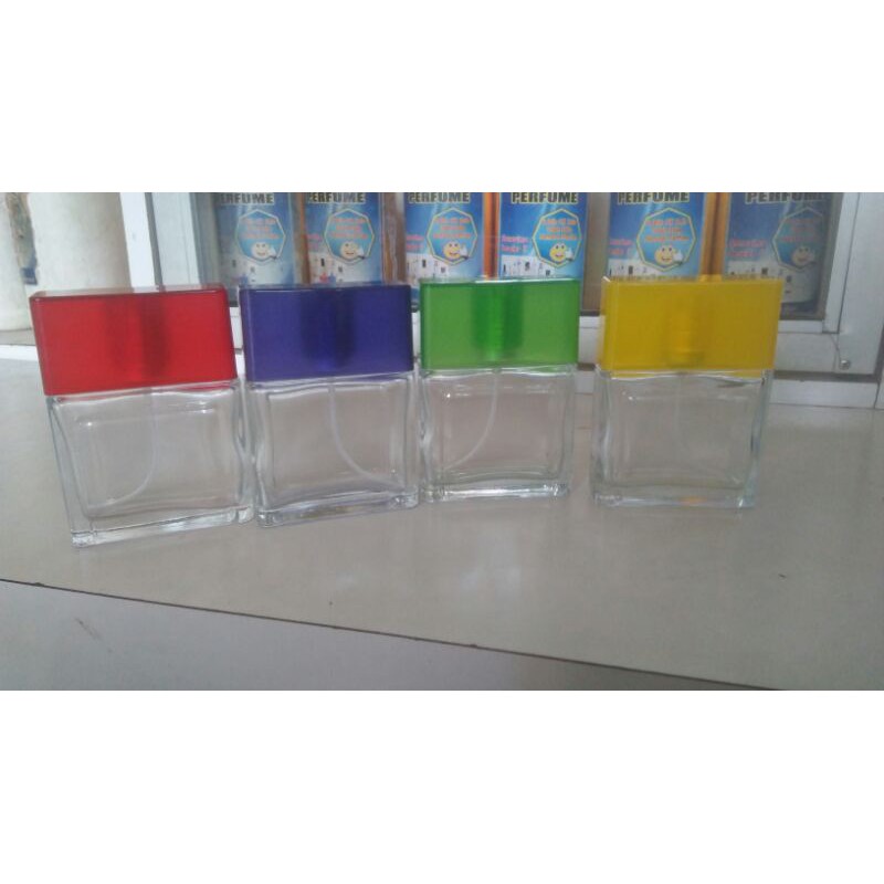 Botol Parfum Refill Kosong Derat Petak ukuran 50ml