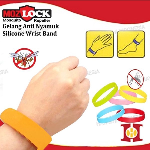 Gelang Anti Nyamuk Anak Bayi Dewasa Silikon Mosquito Bug Repeller Band