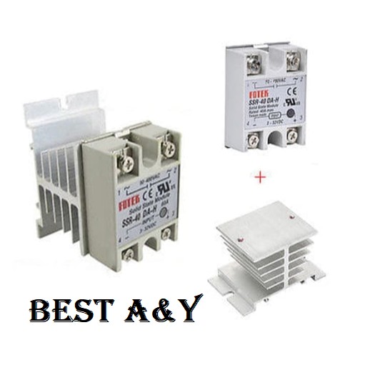 Aluminium Heatsink Pendingin Coller for Solid State Relay SSR