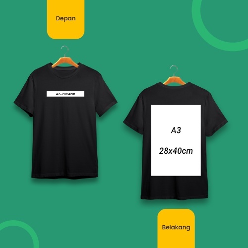 Sablon Satuan Kaos Satuan Sablon Custom