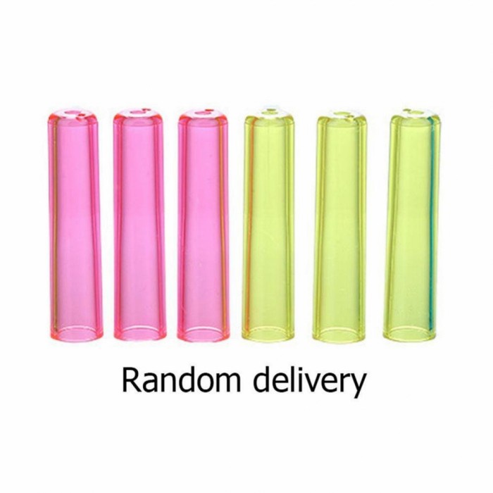 

Murah [Cod] 6 Pcs Penutup Pensil Bahan Plastik Transparan Untuk Kantor Gilaa!!!