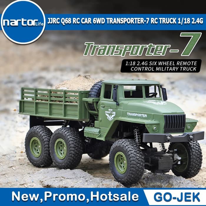 JJRC Q68 RC CAR 6WD TRANSPORTER-7 RC TRUCK 1 18 2.4G