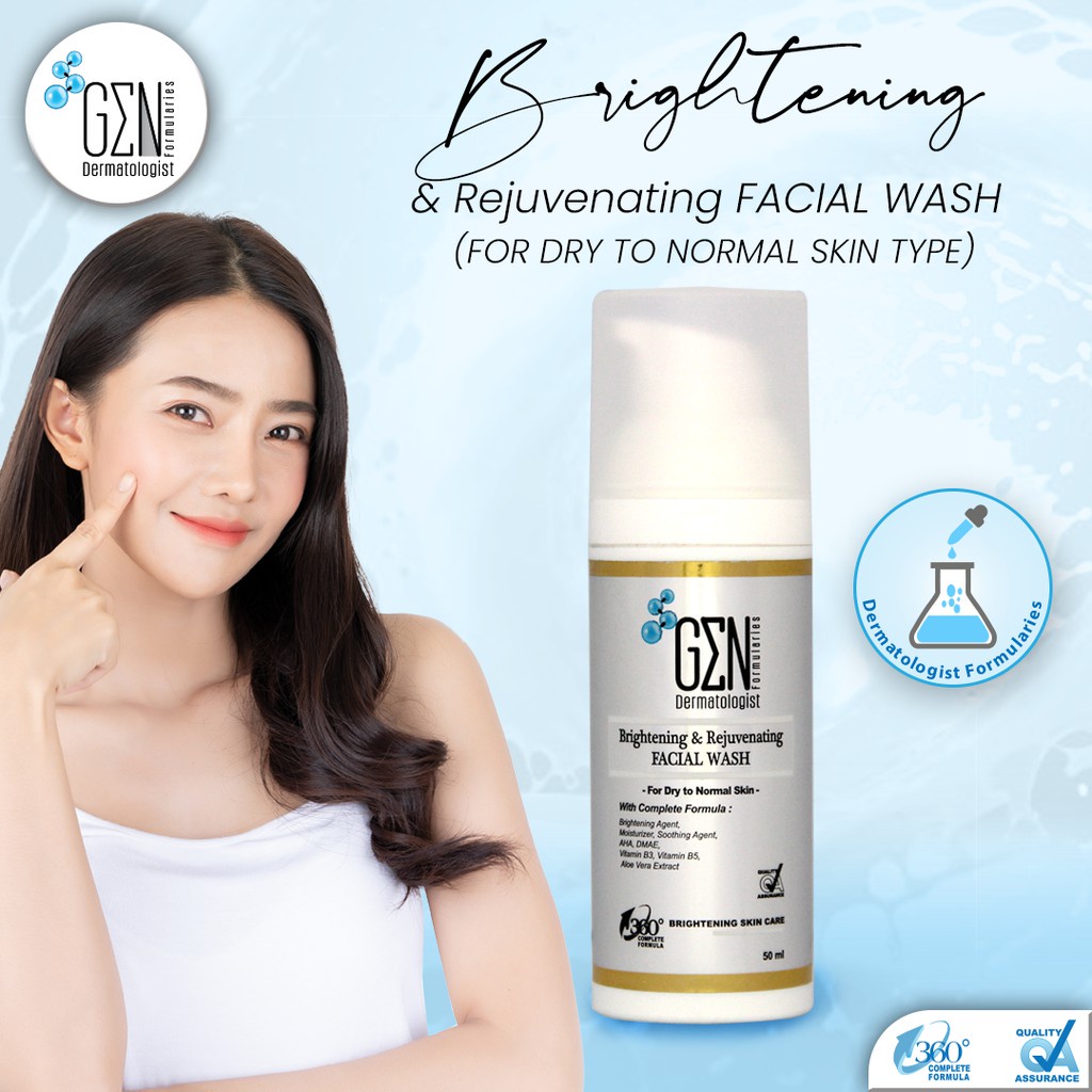 GEN Brightening &amp; Rejuvenating Facial Wash