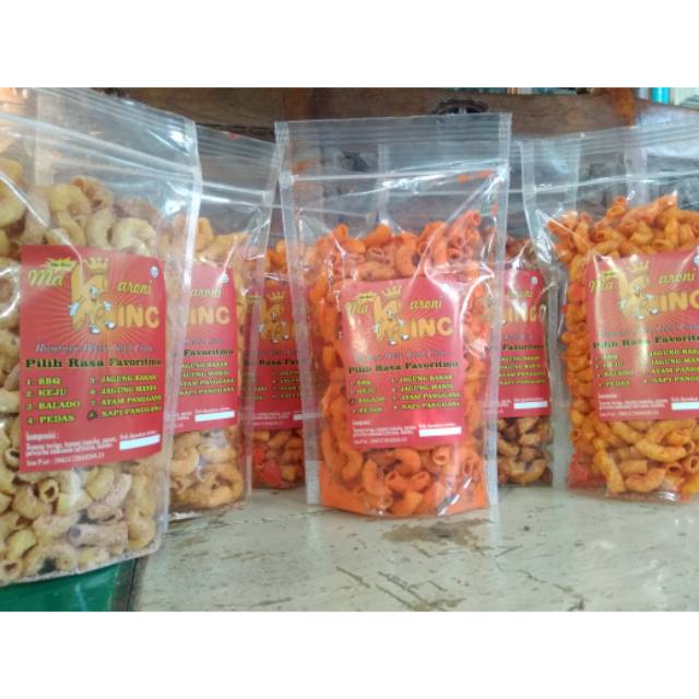 

MAKARONI KING 100GR CEMILAN ENAK MURAH