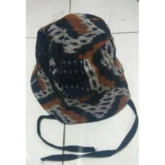 BUCKET HAT TENUN ETNIK TOPI TENUN TOPI ETNIK KUPLUK ETNIK