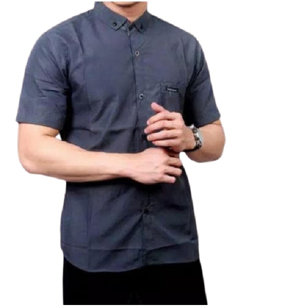 Baju Pria Baju Kemeja Cowok Lengan Pendek Baju Pria Distro Kemeja Kasual Jumbo Big Size Kerja Kantor Hem Pria Polos Hitam Putih Baju Cowok Keren Kekinian Atasan Pria Dewasa Import Kemko Laki Laki  Baju Laki Laki Dewasa