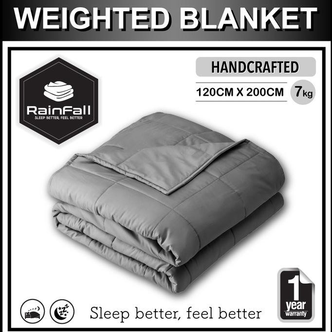 Ready Stok - Rainfall 7 Kg Heavy Weighted Blanket Selimut Berat - Blanket