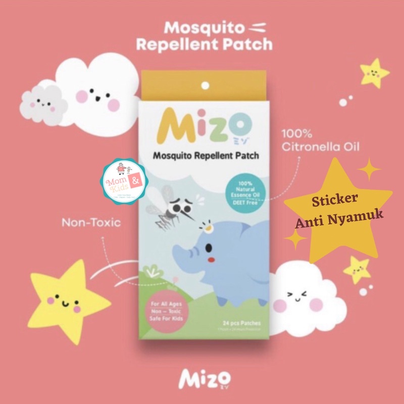 Mizo Mosquito Repellent Sticker Patch 24 pcs | Stiker Anti Nyamuk