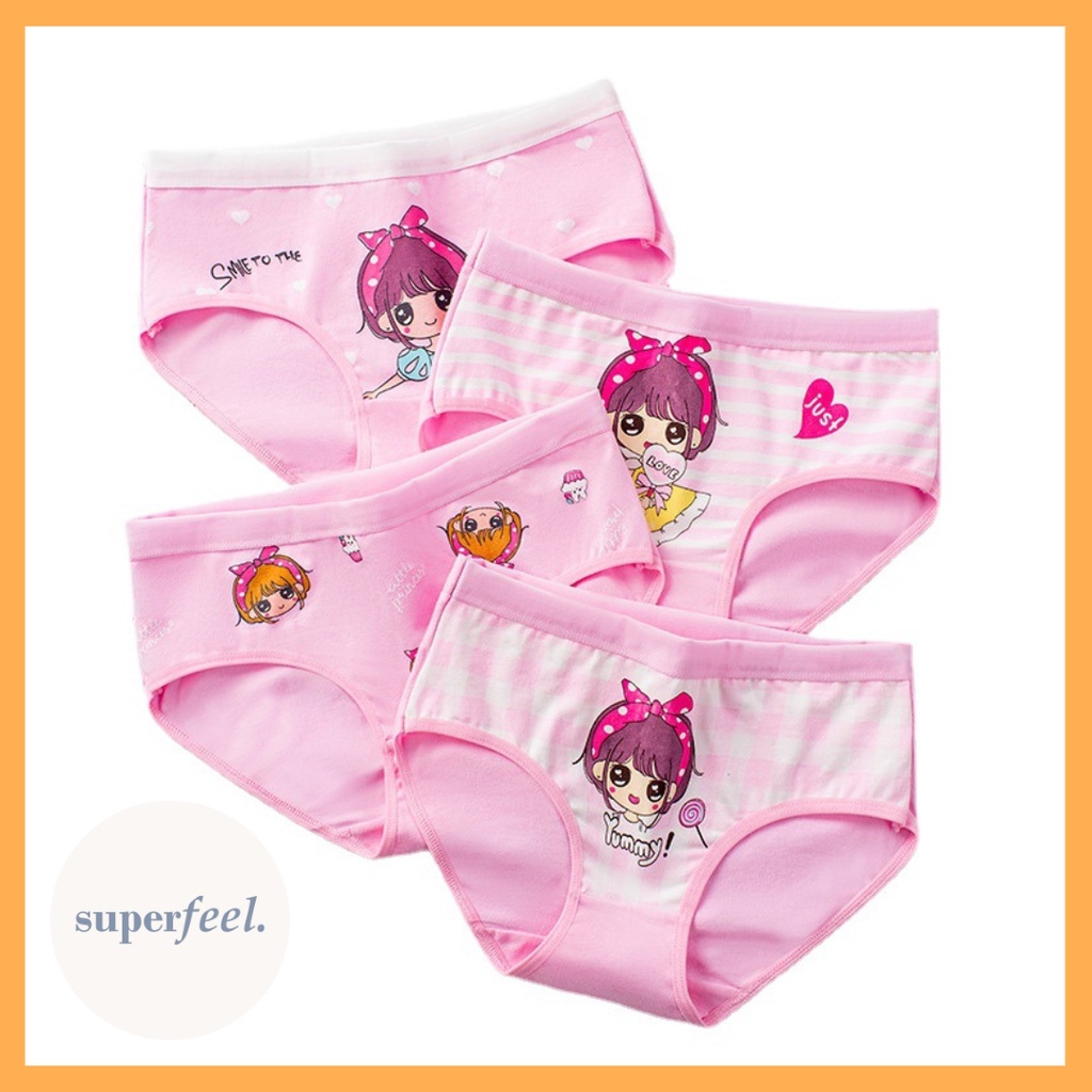 SFL CELANA DALAM KOLOR ANAK PEREMPUAN KECIL KATUN COTTON CD BOCAH BALITA TK SD WANITA 707