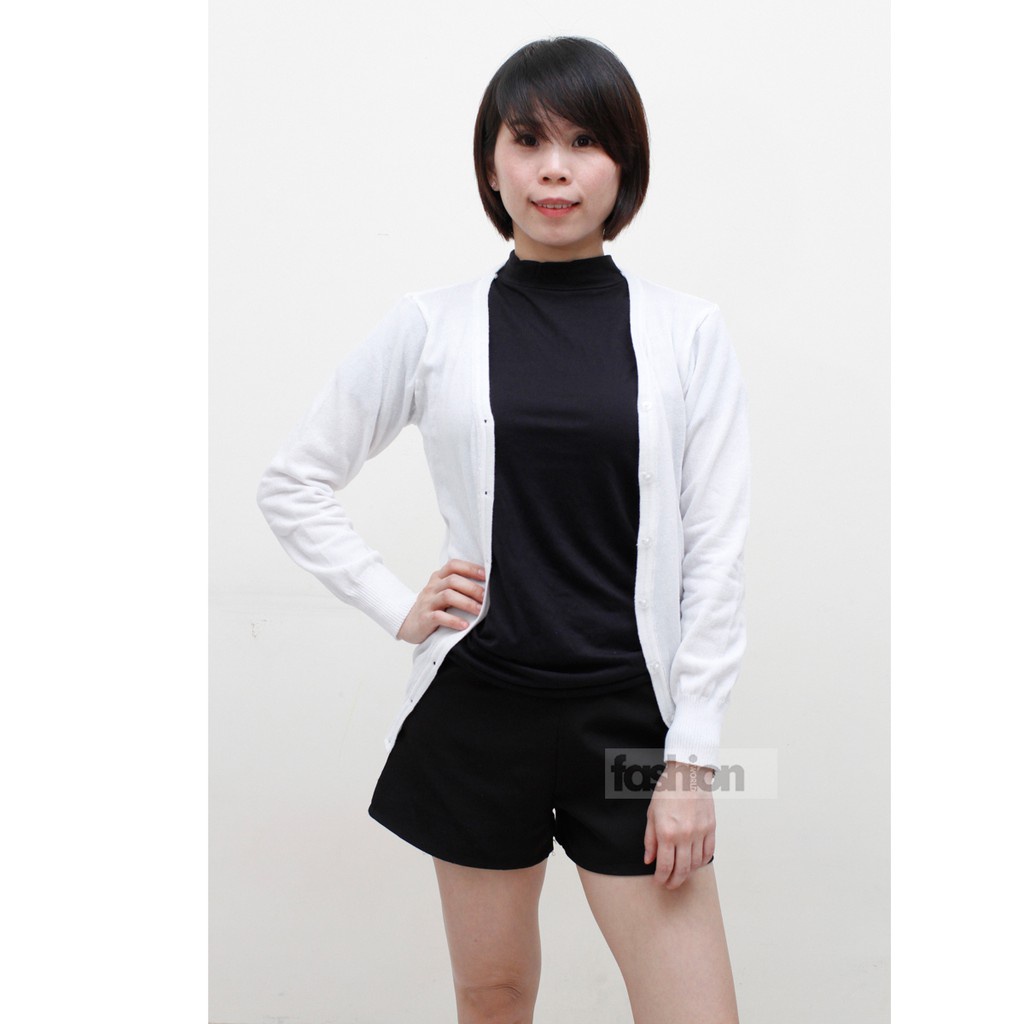 Cardigan Basic Wanita | Cardy Fashion Kancing | CARDIGAN RAJUT