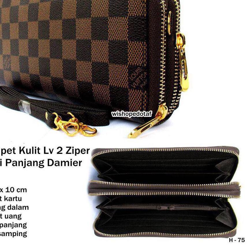 ❆ PROMO DOMPET 2 RUANG - LV 2 REST DOUBLE STRAP ➴