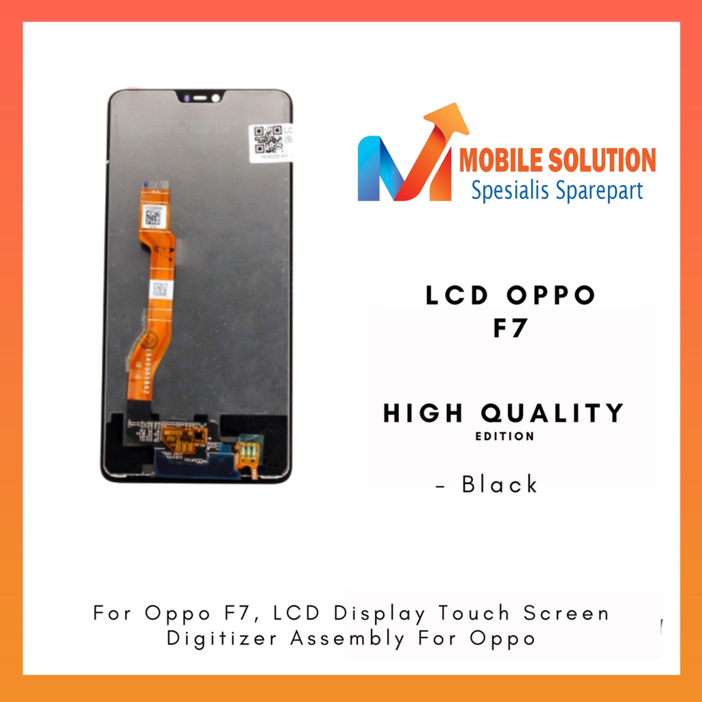 Grosir LCD Oppo F7 ORIGINAL 100% Fullset Touchscreen - Parts Kompatibel Dengan Produk Oppo Garansi 1 Bulan + Packing / Bubbel