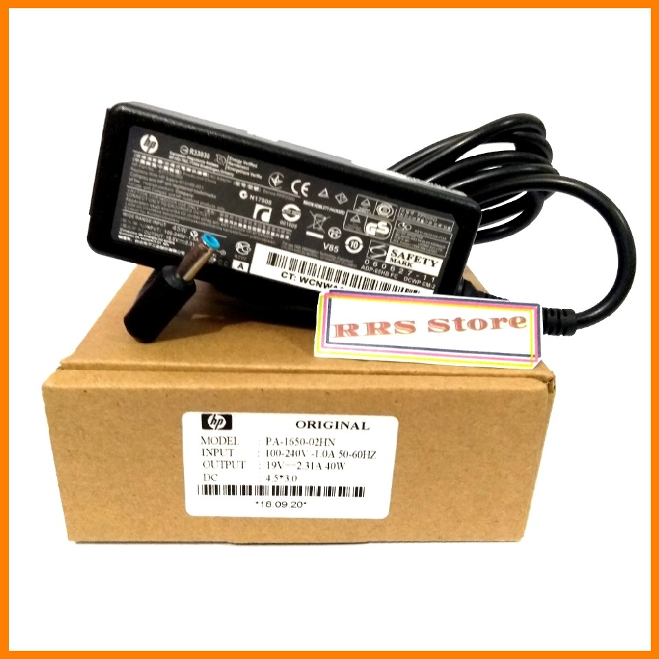 Charger Laptop HP 19.5v - 2.31a 4.5x3.0mm ORIGINAL HP Pavilion X360 15-P231AX 14-AM505TU 14-AC181TU