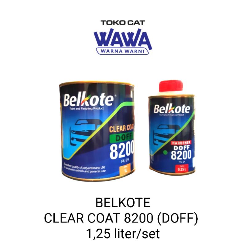 pernis clear Belkote 8200 doff seliter/set