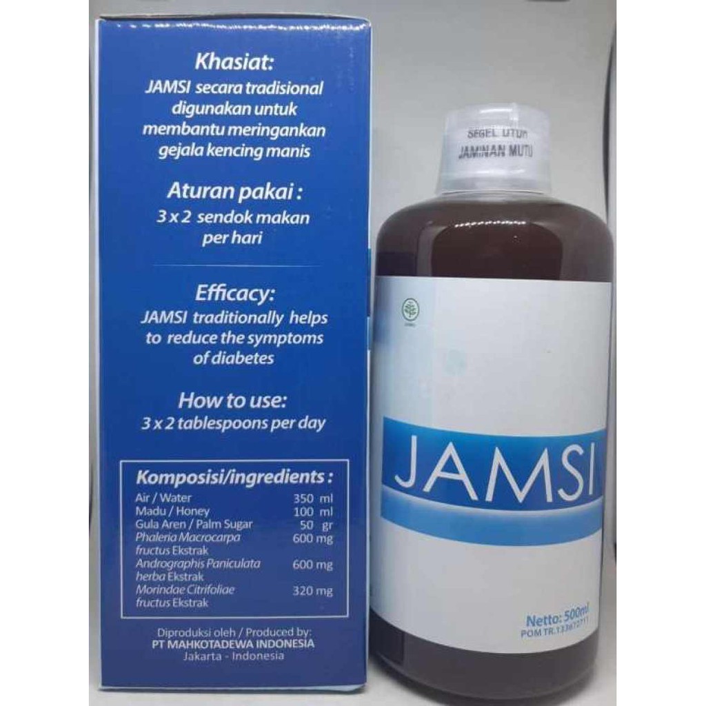 Jual Jamsi Jamu Diabetes sehat alami Original - 500 ml