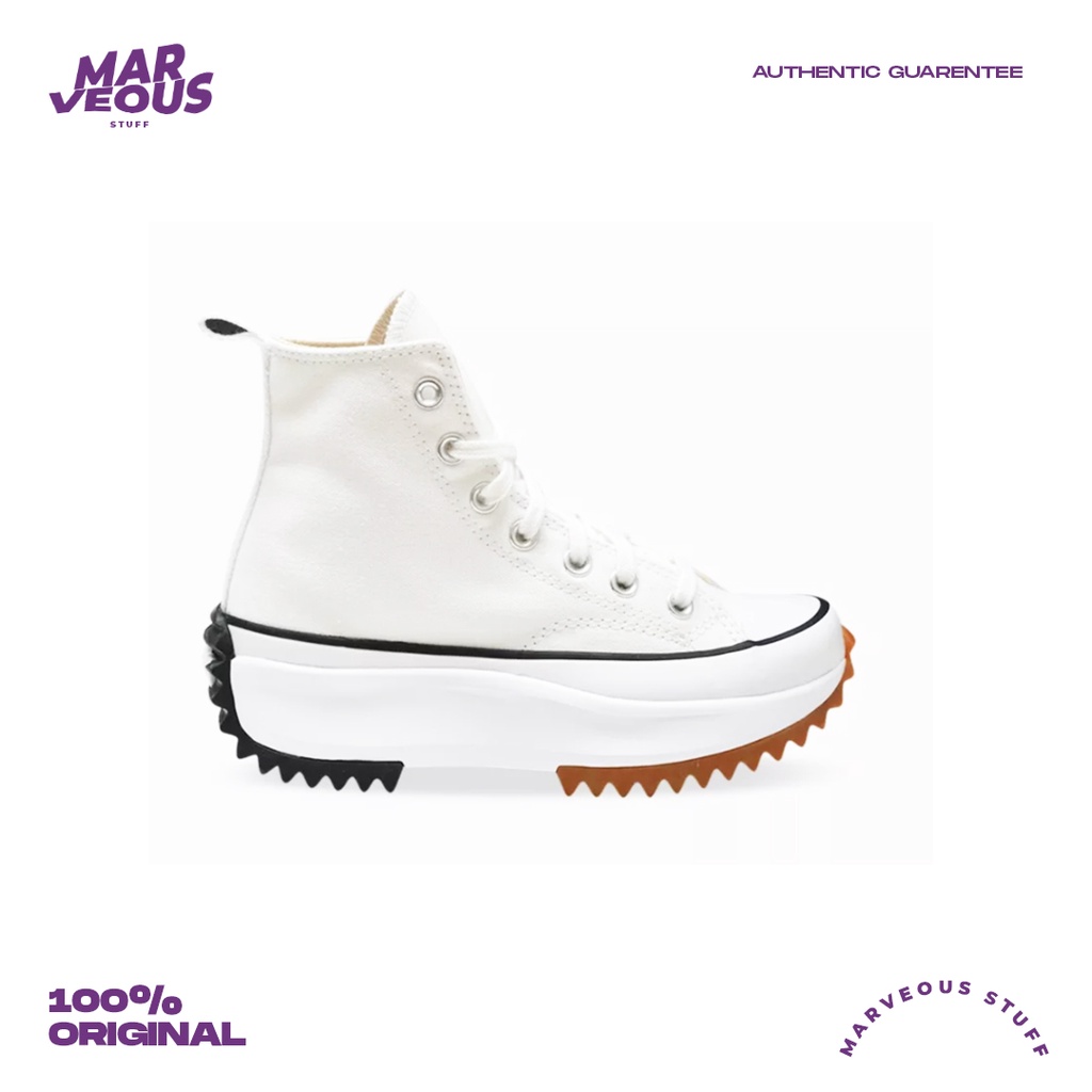 Converse Run Star Hike Lugged High White Black Gum Original