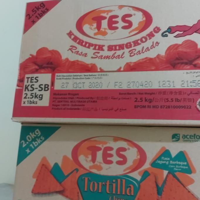 

Singkong Balado Tes 1Dus