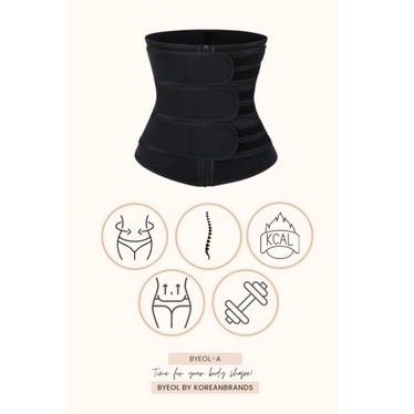 Korean Brands Byeol PostPartum Body Shape Corset - Byeol-a (KORSET MELAHIRKAN RESLETING WAIST SHAPER BELT RESLETING SLETING)