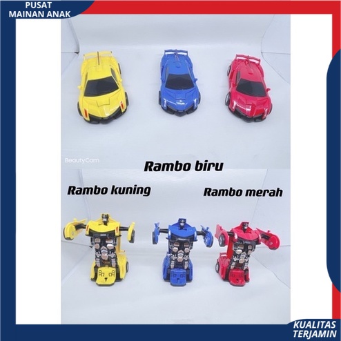 MAINAN MOBIL ROBOT AUTOBOT TRANSFORM ANAK LAKI LAKI BISA BERUBAH MENJADI ROBOT PULLBACK