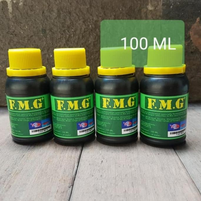 FMG+ Obat Ikan Koi Untuk Flashing Parasit Dan Jamur 100ML