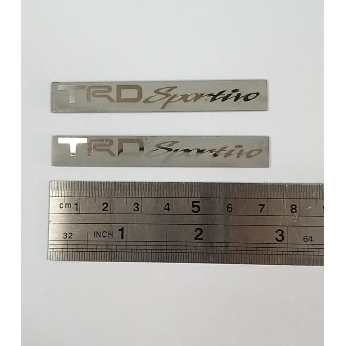 Emblem Trd Sportivo 7cm Stainless