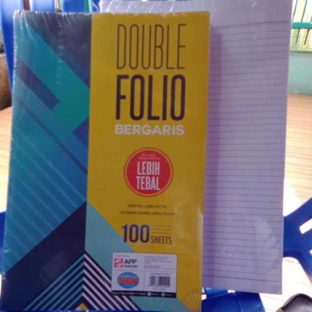 

Kertas doubel folio isi 100 sheets