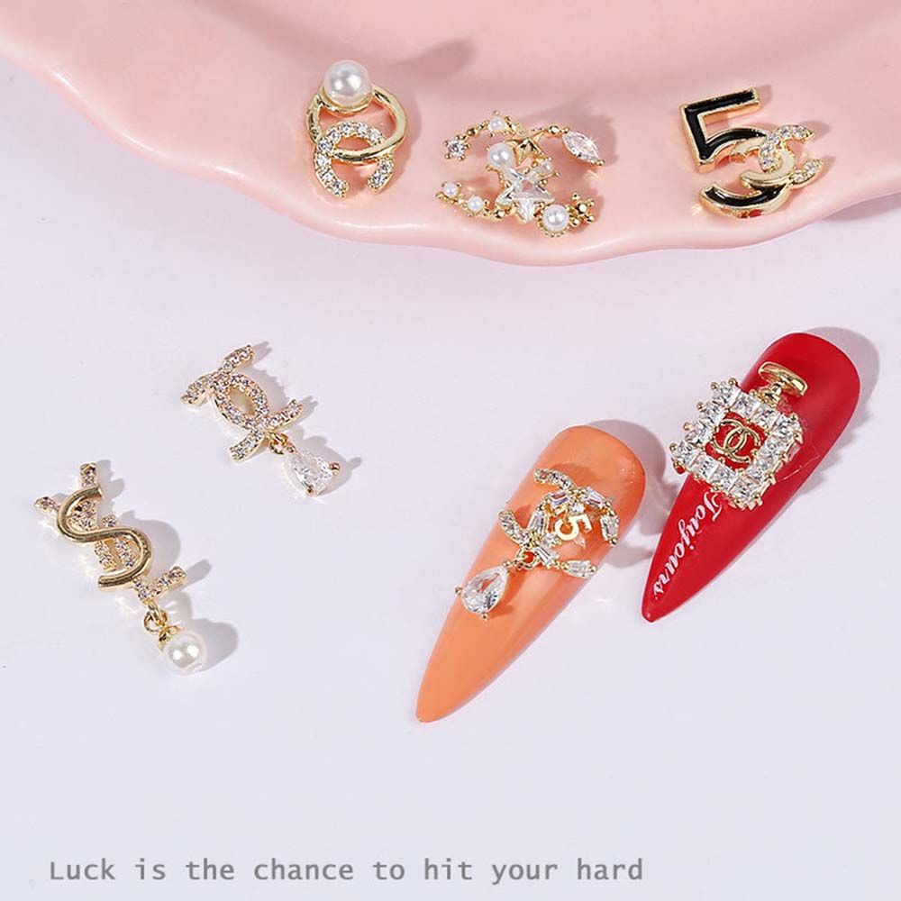 Mxbeauty Aksesoris Perhiasan Liontin Kristal Zircon Mutiara Glitter 3d Bahan Alloy Untuk Dekorasi Nail Art