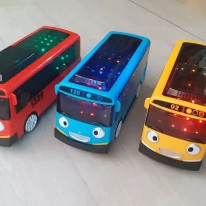 TAYO LAMPU N MUSIK Mainan Bus Tayo Besar Lampu Dan Musik /The Little Bus Versi Indonesia