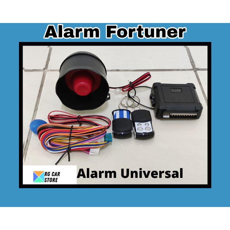 ALARM KHUSUS FORTUNER TYPE REMOTE SLEDING/ALARM PENGAMAN FORTUNER GARANSI 1 TAHUN