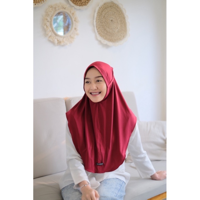 Bergo Shafa Marron Premium by Shaniehijab