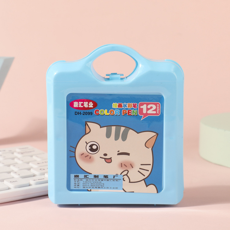 

Alat Tulis SPIDOL WARNA ANAK IMPOR karakter Kucing Ding Hui Cat LUCU / PERLEKAPAN MENGGAMBAR PULPEN MEWARNAI Set Spidol Warna / Coloring Pen