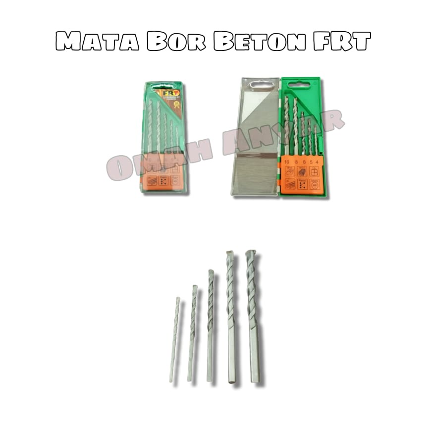 Mata Bor Beton Tembok Set Isi 5pcs