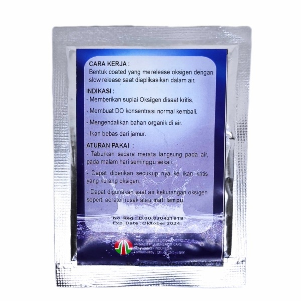 O2 Boost Bubuk Serbuk Oksigen Oxygen Booster Aquarium Kolam Ikan Koi