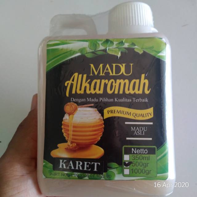 

Madu karet 500 gr garansi murni