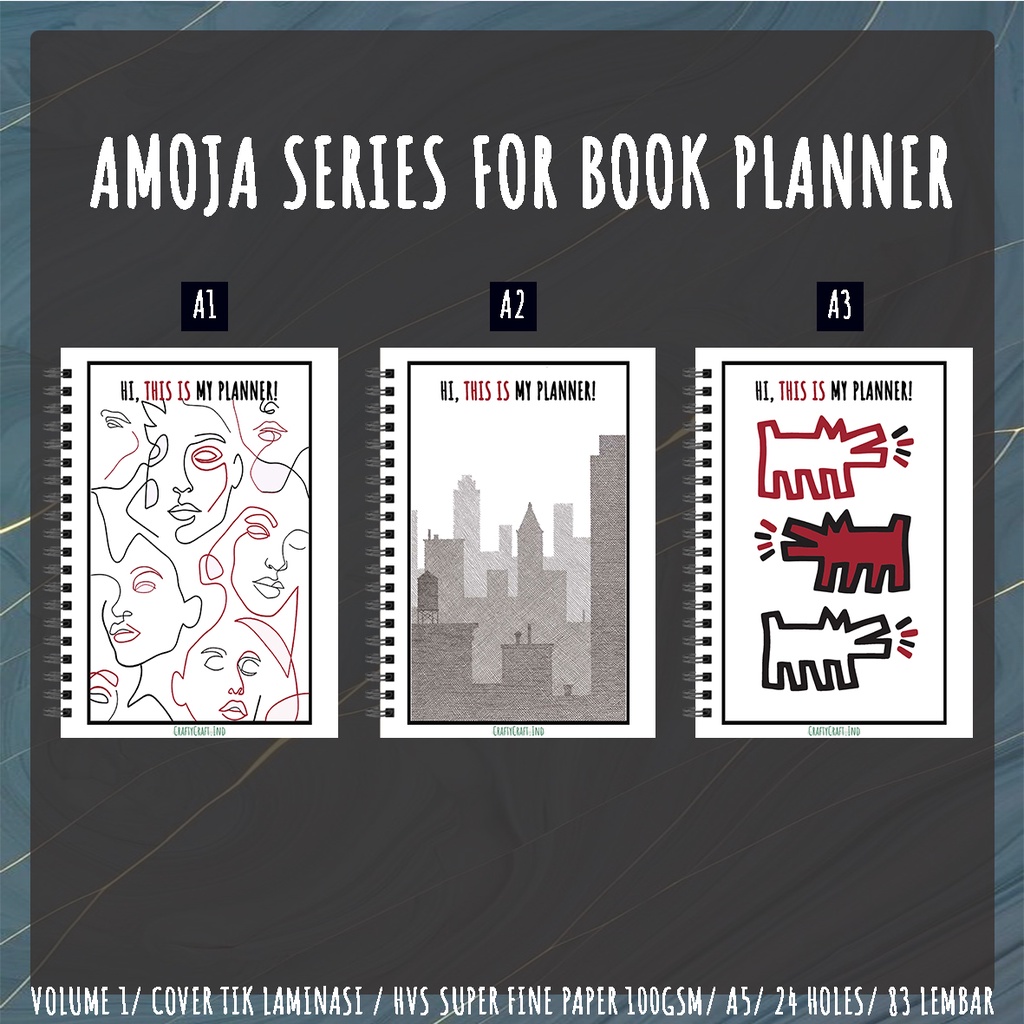 

[VOL 1] Planner Amoja Series by CraftyCraft.ind