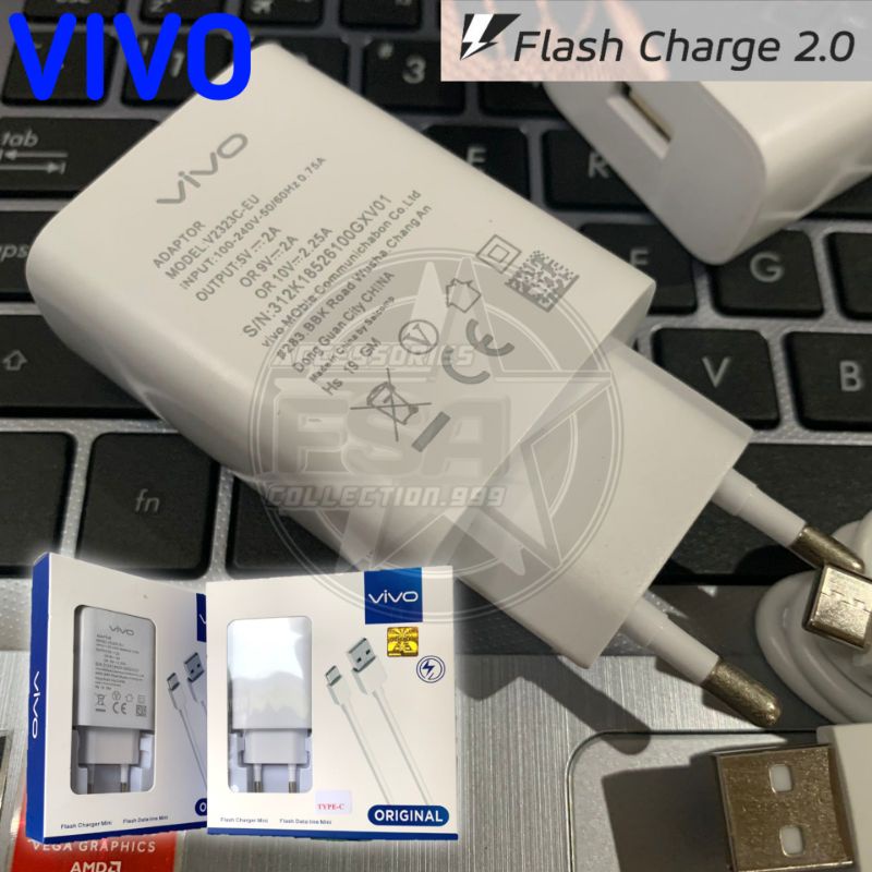 CHARGER VIVO X50 X50 PRO X60 X60 PRO ORIGINAL TYPE C  FLASH CHARGE 2.0 by vivo