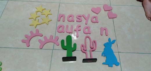 Hiasan Kayu Kelinci 18,5 X 12 Cm