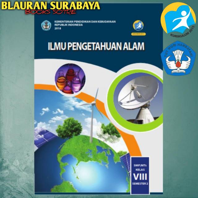 Buku paket ilmu pengetahuan alam (ipa) kelas VIII/8 smp semester 2