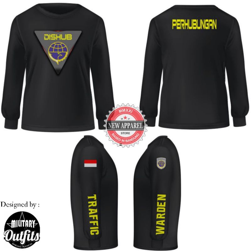 BAJU / KAOS LENGAN PANJANG DISHUB / KAOS DISHUB LENGAN PANJANG TERBARU