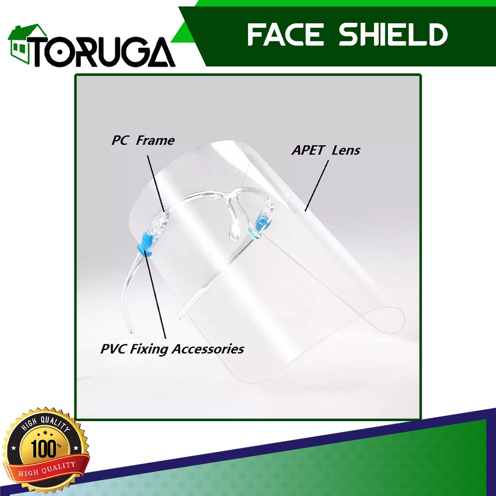 Faceshield Kacamata Nagita Frame Mika Tebal face shield dewasa / FACE SHIELD KACAMATA NAGITA / FACESHIELD DEWASA BENING