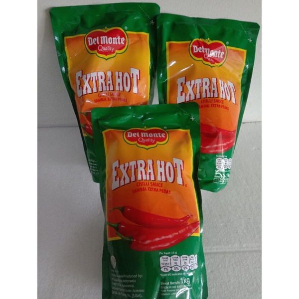 Saos Extra Hot DelMonte 1kg