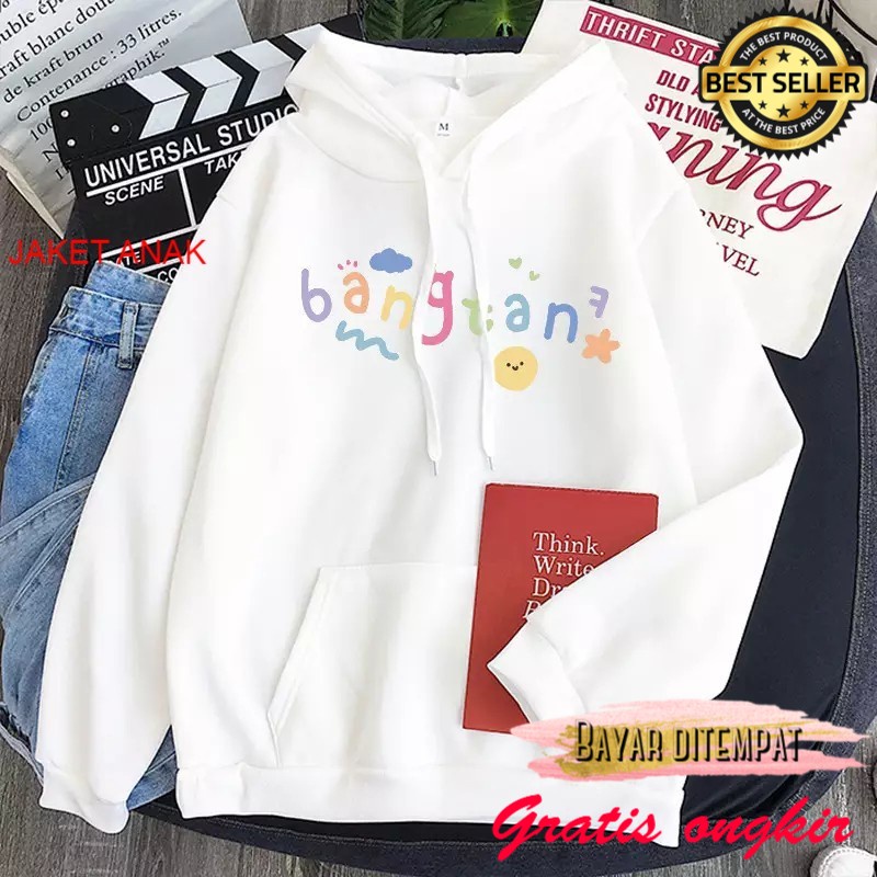 sd tk lucu korea pria wanita Sweater anak perempuan BANGTANF baju jaket anak perempuan kekinian jake