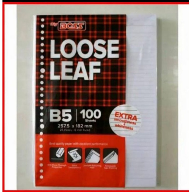 

Loose Leaf B5 100 Boss