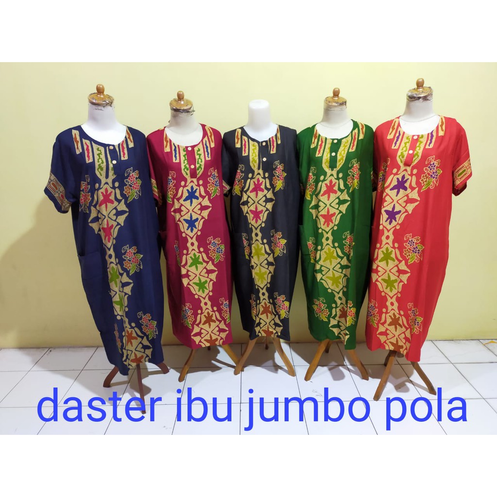 daster ibu jumbo batik solo