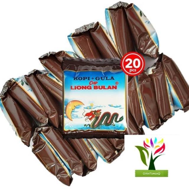 

Kopi hitam bubuk LIONG BULAN plus Gula - kopi legend bogor - 1 pack isi 20 pcs berat 25 gram