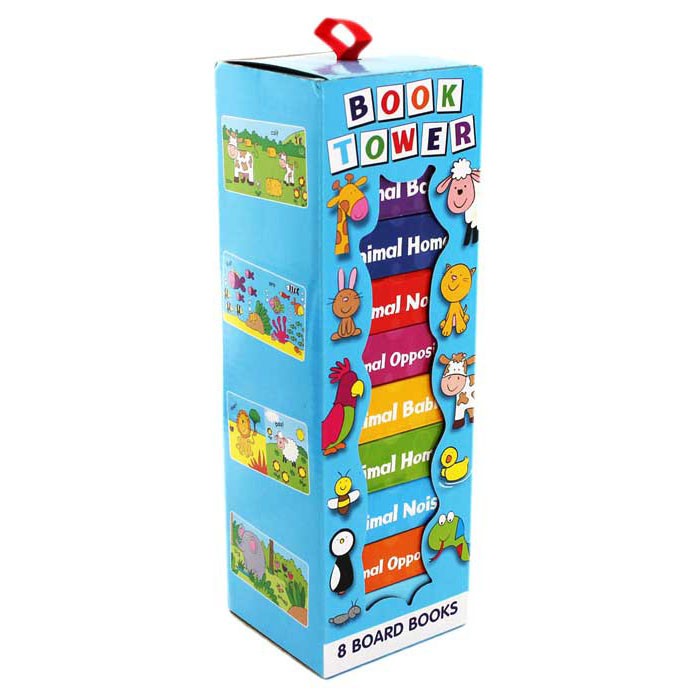 Book Tower Animals includes 8 Board Books