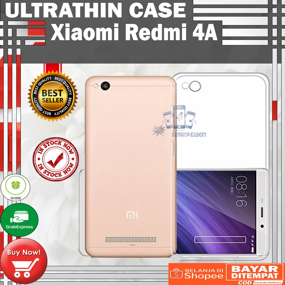 Ultrathin Xiaomi Redmi 4A Ultra Thin / Silikon Xiaomi Redmi 4A / Case Transparant / Casing Redmi 4A