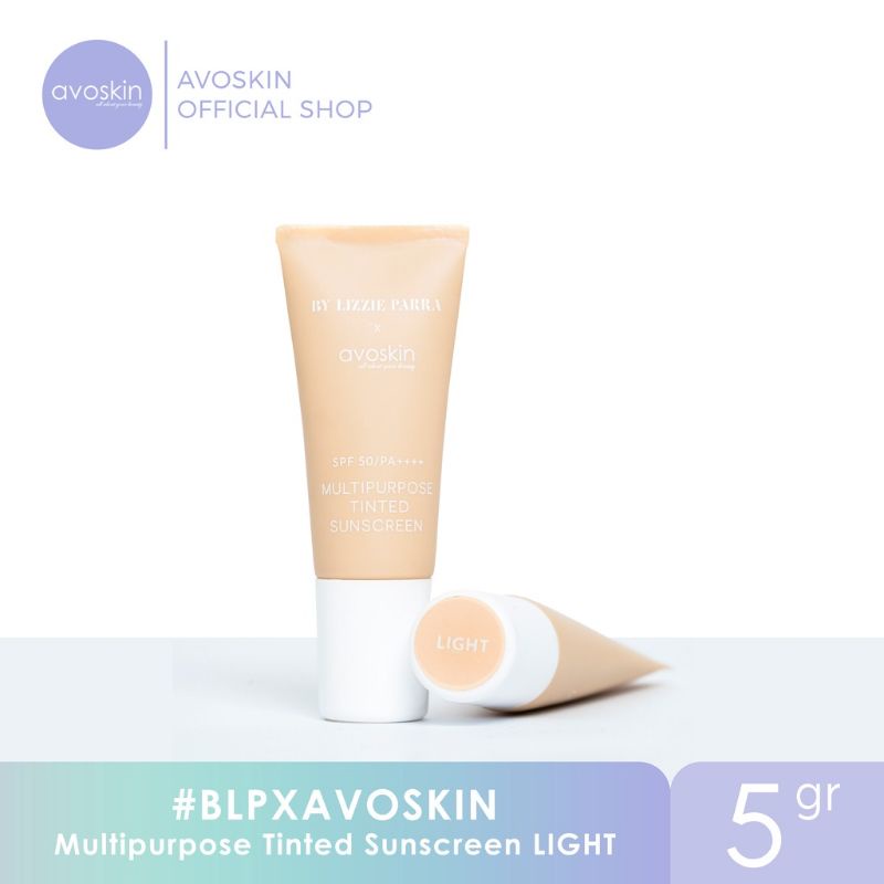 BLP X Avoskin Multipurpose Tinted Sunscreen 5gr - Light/ Beige/ Medium